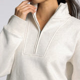 Serenity Fleece 1/4 Zip Pullover - Oatmeal