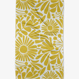 Geometry Sunlit Blooms Tea Towel