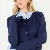 THML Navy Cardigan