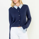 THML Navy Cardigan