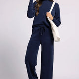 Kia Knit Pants - Deep Blue