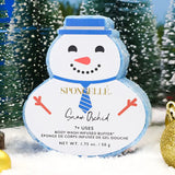 Spongelle Snow Orchid Snowman Holiday Buffer
