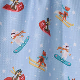 Geometry Winter Friends Tea Towel