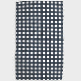 Geometry - Navy Checkered Tea Towel