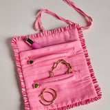 Jewelry Roll, Pink