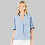 THML Vertical Stripe Top - Blue