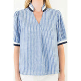 THML Vertical Stripe Top - Blue