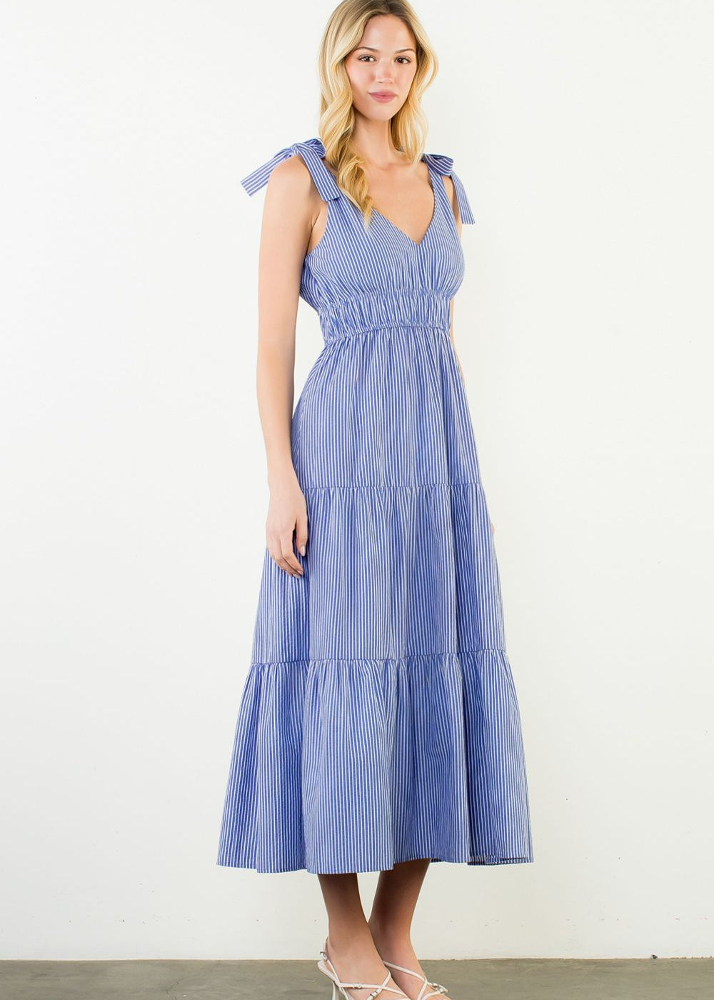 THML Maxi Dress w/Tie Straps tangerine cards & gifts THML Maxi Dress w/Tie Straps tangerine cards & gifts