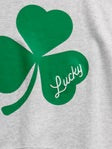 Shamrock "LUCKY" Relaxed Sweatshirt - Grey