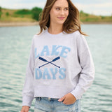 Lake Days Relaxed Sweatshirt - Grey