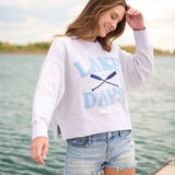 Lake Days Relaxed Sweatshirt - Grey