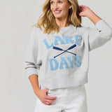 Lake Days Relaxed Sweatshirt - Grey
