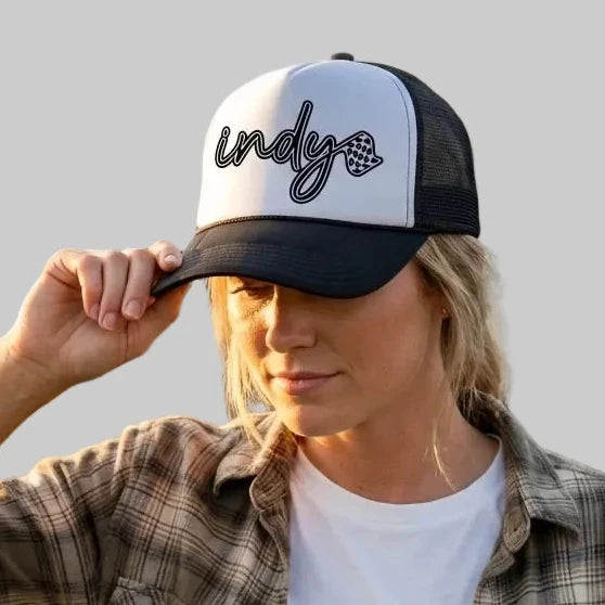 Indy script Trucker Hat