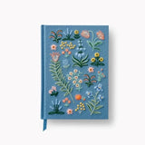 Journal light blue with Floral embroidery on the cover