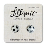 Lilliput Soccer Ball Earrings