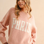 Paris Pink Sweater