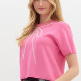 Heidi Bow Embellished Sweater