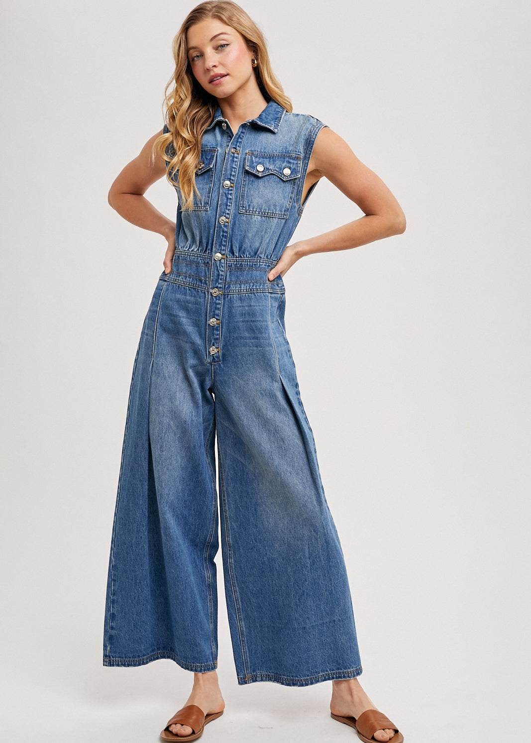 denim jumpsuit 