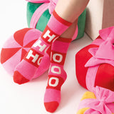 HO HO HO SOCKS,PINK