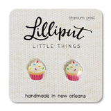 Lilliput Birthday Cupcake Earring