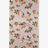 Geometry Pretty in Peach Tea Towel