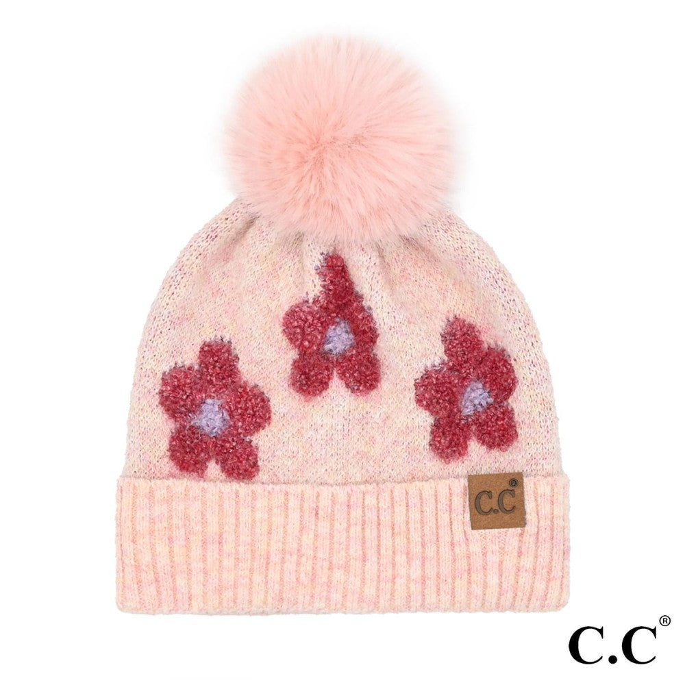 Daisy Dreams Beanie with Pom