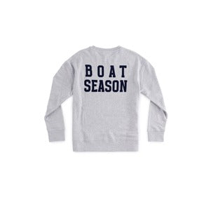 Boat Season Sweatshirt Grey