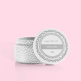Capri Blue White Travel Tin Candle - Volcano
